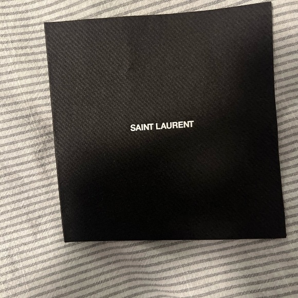 Saint Laurent black napkin - Picture 1 of 2